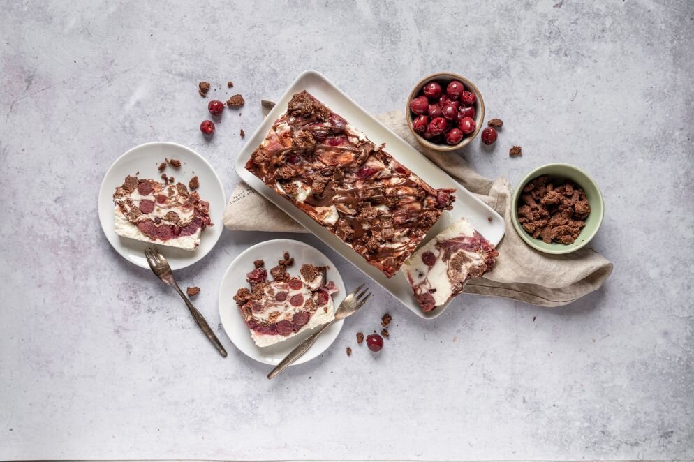 Bauck Mühle | Joghurt Kirsch Semifredo Bauck Mühle | Joghurt Kirsch Semifredo