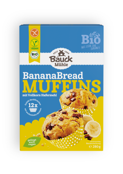 Banana Bread Muffins Bio glutenfrei 280 g