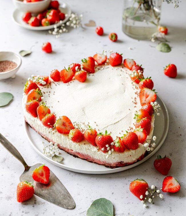 Bauck Mühle | No Bake Erdbeertorte