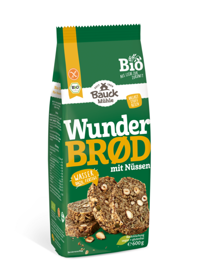 Wunderbrød mit Nüssen Bio glutenfrei 600 g
