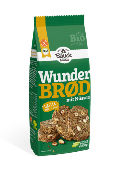 Wunderbrød mit Nüssen Bio glutenfrei 600 g