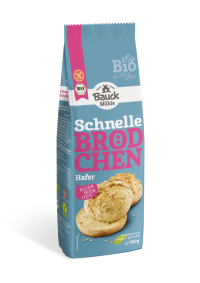 Schnelle Brötchen Hafer Bio glutenfrei 500 g