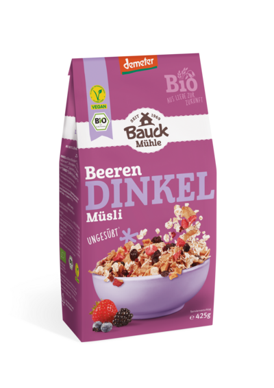 Dinkel Müsli Beeren Demeter 425 g