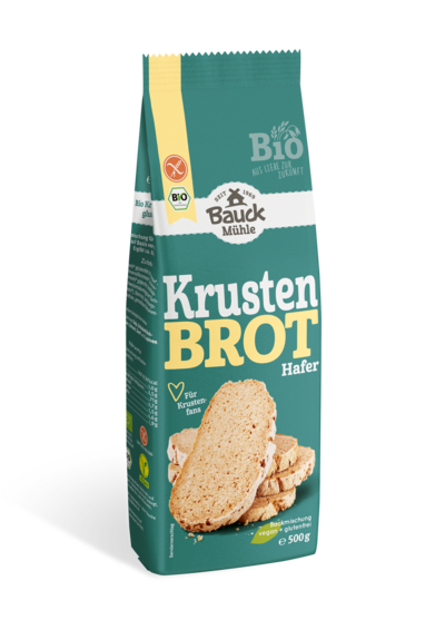 Krustenbrot Hafer Bio glutenfrei 500 g