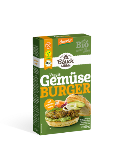 Gemüse Burger Demeter glutenfrei 160 g
