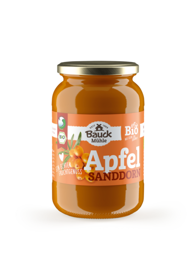 Apfel-Sanddornmus gesüßt Bio 360 g