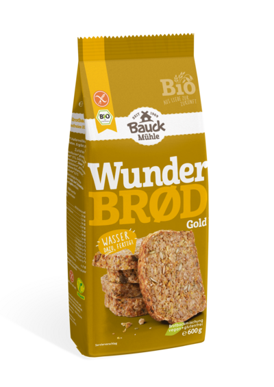 Wunderbrød Gold Bio glutenfrei 600 g