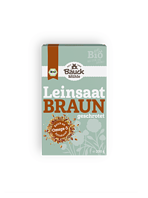 Leinsaat geschrotet Bio