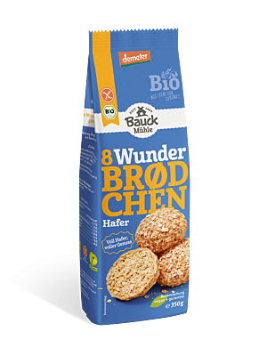 Wunderbrödchen Hafer 350g Demeter gf