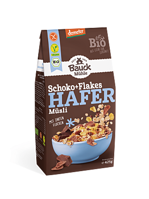 Hafer Müsli Schoko+Flakes Demeter gf