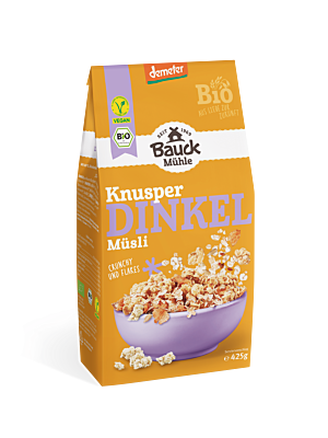 Dinkel Müsli Knusperzart Demeter