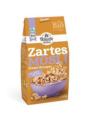 Dinkel Müsli Knusperzart Demeter