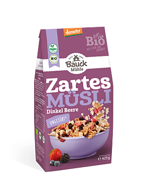 Dinkel Müsli Beerenzart Demeter