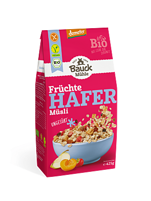 Hafer Müsli Früchte glutenfrei Demeter