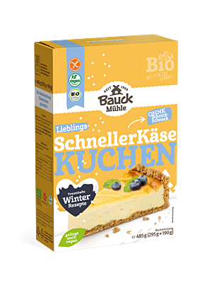 Schneller Käsekuchen glutenfrei Bio
