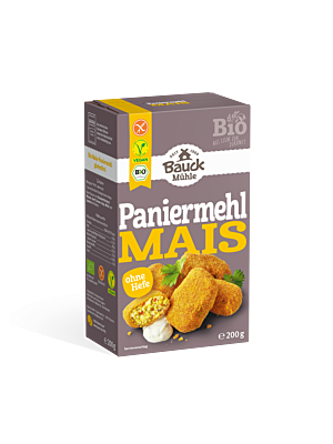 Mais Paniermehl ohne Hefe glutenfrei Bio