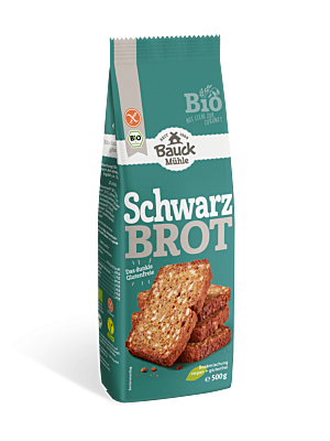Schwarzbrot glutenfrei Bio