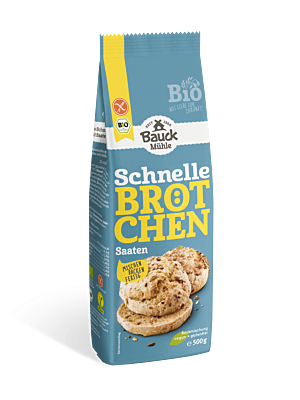 Schnelle Brötchen Saaten glutenfrei Bio