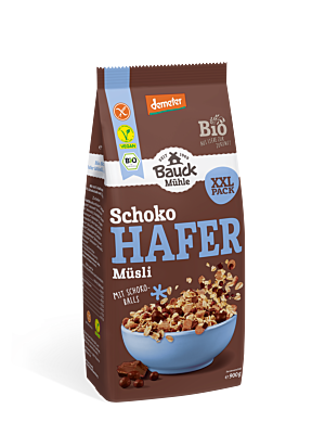 Hafer Müsli Schoko glutenfrei Demeter