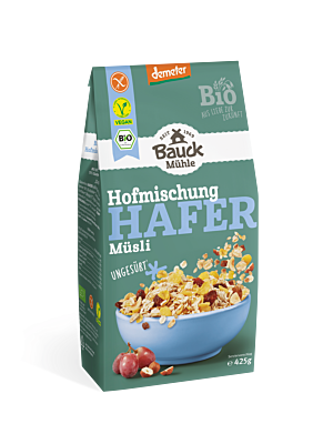 Hafer Müsli Hofmischung Demeter glutenfrei