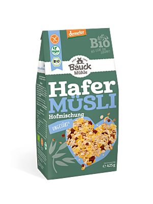 Hafer M&uuml;sli Hofmischung Demeter glutenfrei