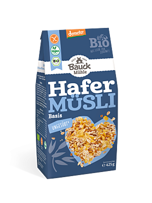 Haferm&uuml;sli Basis glutenfrei Demeter