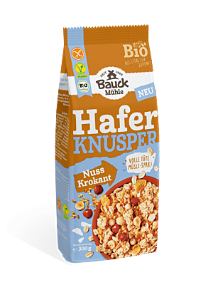 Hafer Knusper Müsli Nuss Krokant Bio gf