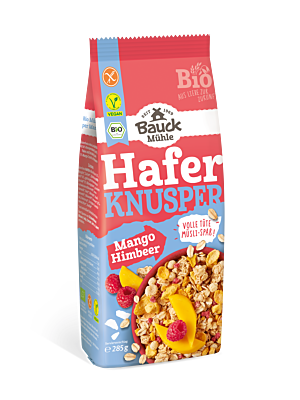 Hafer Knusper Müsli Mango Himbeere Bio gf 285g