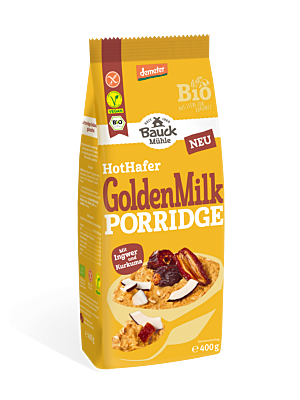Hot Hafer Golden Milk Porridge demeter gf