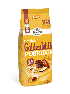Hot Hafer Golden Milk Porridge demeter gf