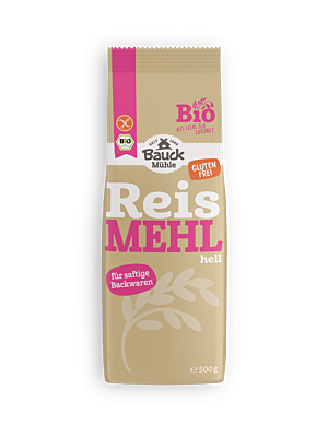 Reismehl hell glutenfrei Bio