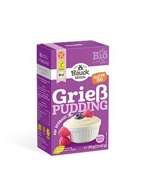 Grießpudding glutenfrei Bio