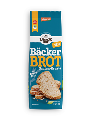 Bäcker Brot Saaten-Kruste 450g Demeter