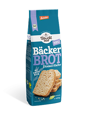 Bäcker Brot Dinkel-Hafer 450g Demeter