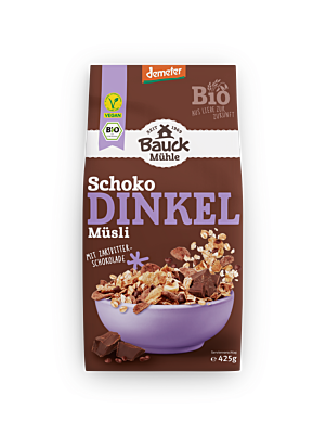 Dinkel Müsli Schokozart Demeter