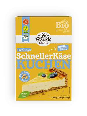 Schneller Käsekuchen glutenfrei Bio