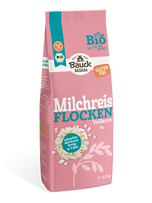 Schnelle Milchreisflocken glutenfrei Bio