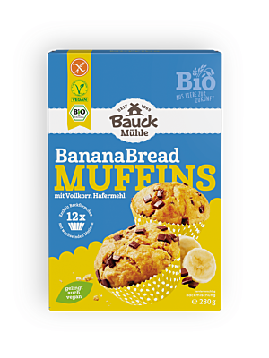 Banana Bread Muffins Bio gf