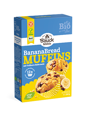 Banana Bread Muffins Bio gf