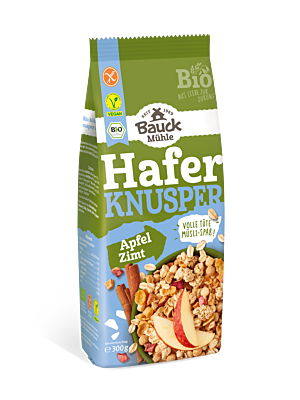 Hafer Knusper Müsli Apfel Zimt Bio gf