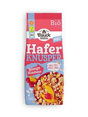 Hafer Knusper Müsli Mango Himbeere Bio gf