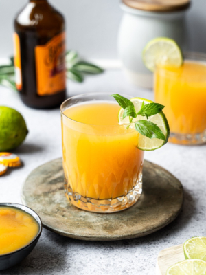 Alkoholfreier Apfel-Mango Mule