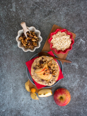 Baked Oatmeal mit Apfel