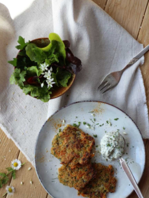Hafer-Rösti mit Haferkleie
