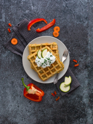 Gemüse Waffeln