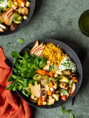 Herbstliche Couscous Bowl 