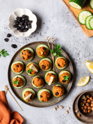 Cig Köfte Gurkenhäppchen