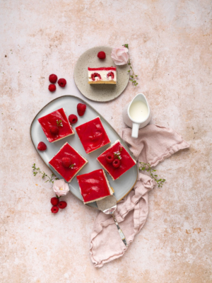 Himbeer-Käse-Sahne Schnitten