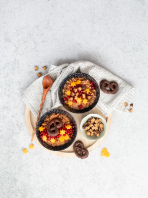 Winterliches Lebkuchen-Porridge