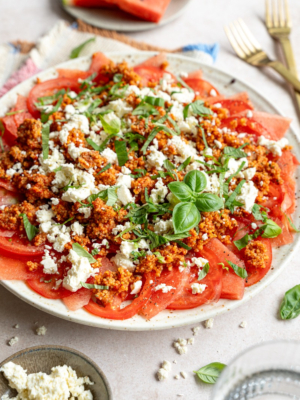 Wassermelonen-Carpaccio mit Köfte